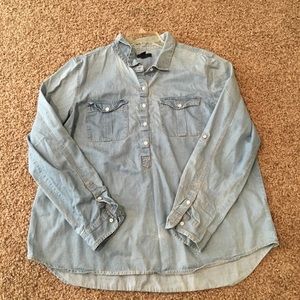 GAP Jean Blouse